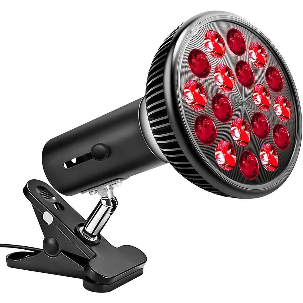 Clip On Red Light Therapy Lamp 54W 660nm & 850nm Infrared
